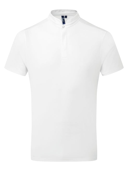 Maglia da chef Coolchecker 'Essential' SS Schürze / Kasack – Premier – Farbe Weiß – individuell veredelbar
