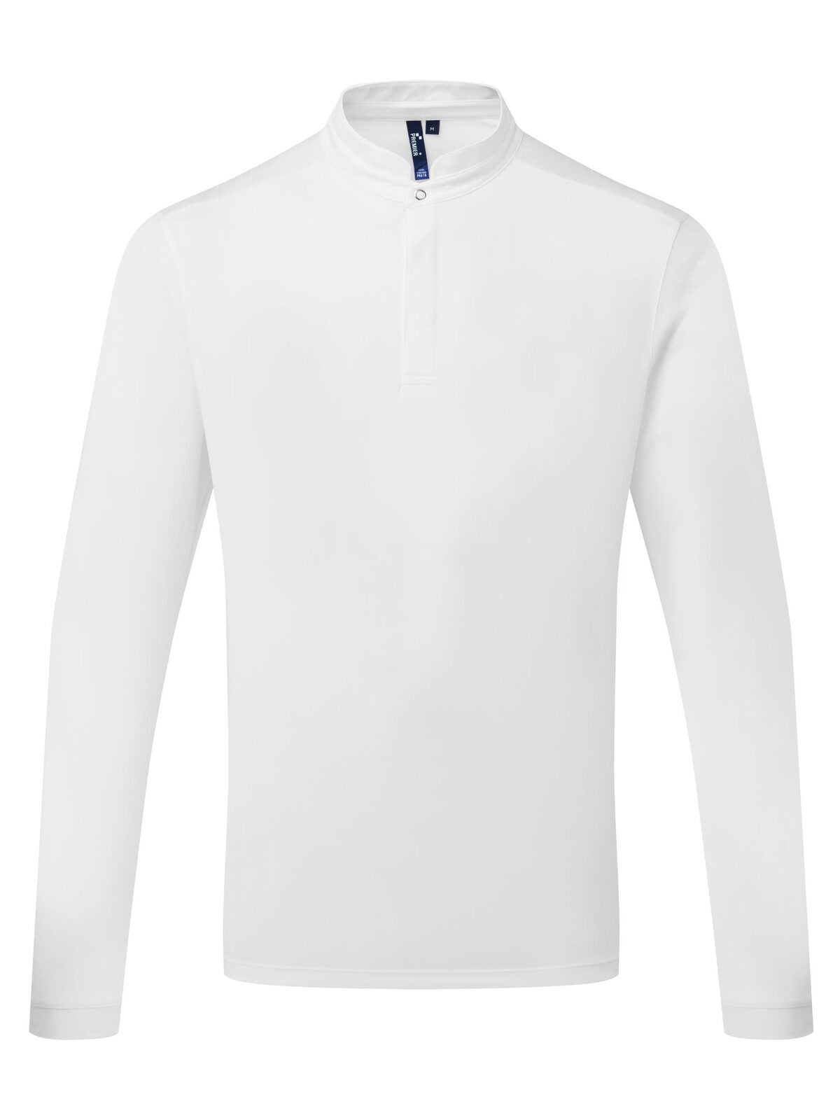 Maglia da chef Coolchecker 'Essential' LS Hemd / Bluse – Premier – Farbe Weiß – individuell veredelbar