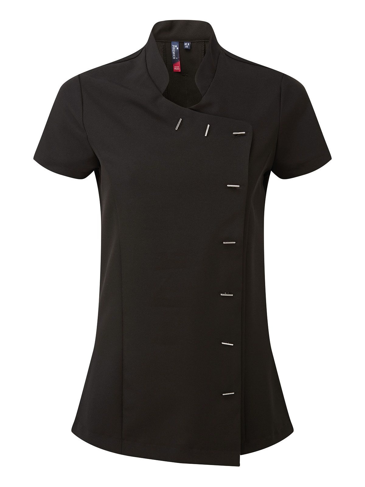 Orchid Beauty And Spa Tunic Herren Schürze / Kasack – Premier – Farbe Schwarz – individuell veredelbar