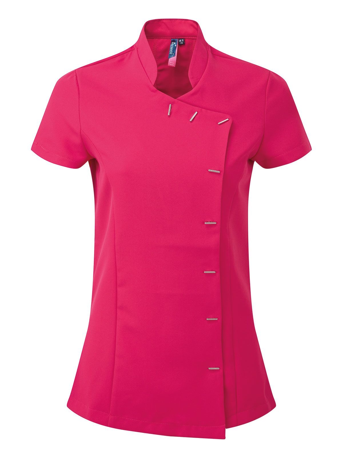 Orchid Beauty And Spa Tunic Herren Schürze / Kasack – Premier – Farbe hot pink – individuell veredelbar