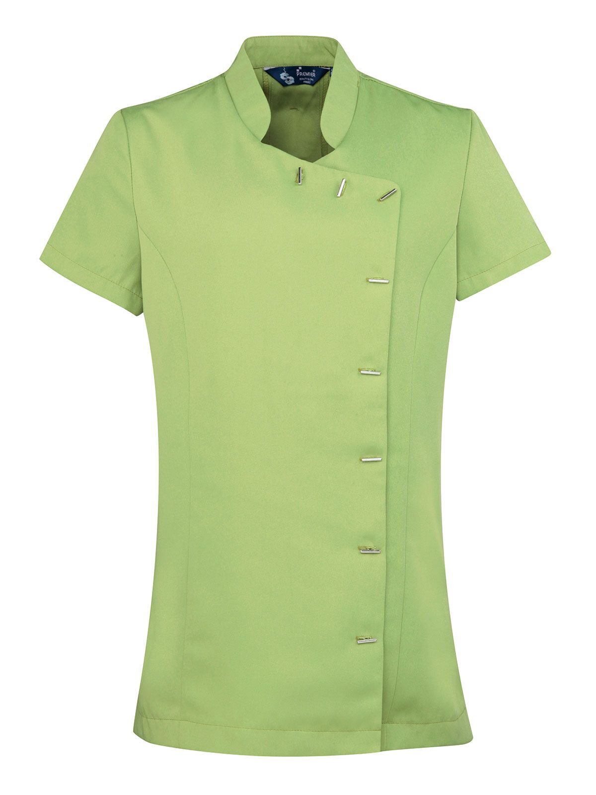 Orchid Beauty And Spa Tunic Herren Schürze / Kasack – Premier – Farbe Lime – individuell veredelbar