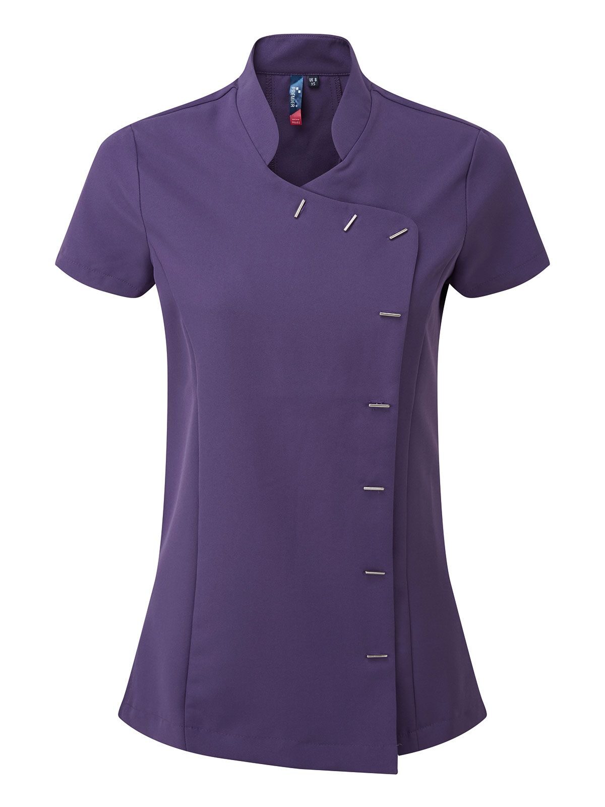 Orchid Beauty And Spa Tunic Herren Schürze / Kasack – Premier – Farbe Lila – individuell veredelbar
