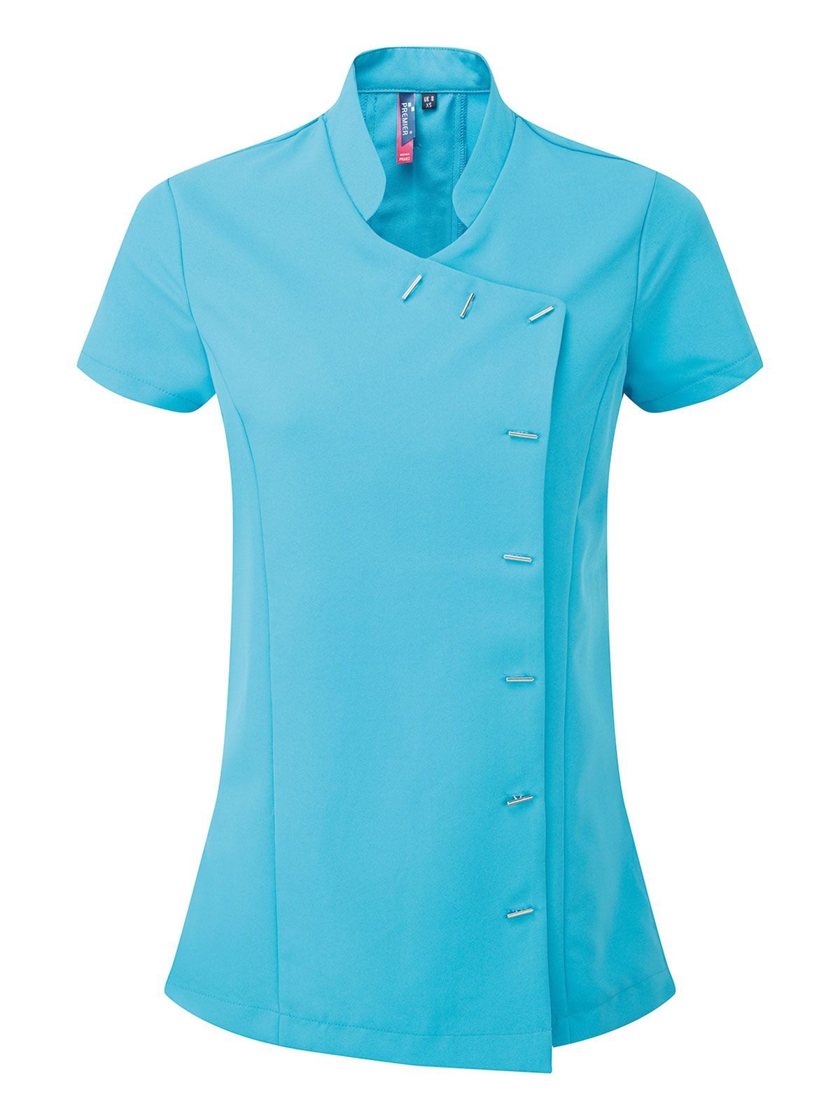 Orchid Beauty And Spa Tunic Herren Schürze / Kasack – Premier – Farbe Türkis – individuell veredelbar