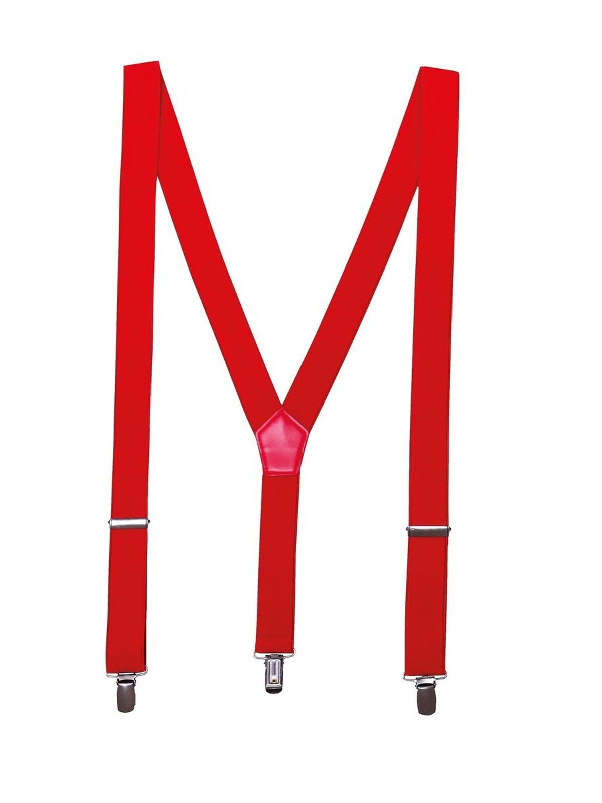 Clip on Trousers Braces Zubehör – Premier – Farbe Rot – individuell veredelbar