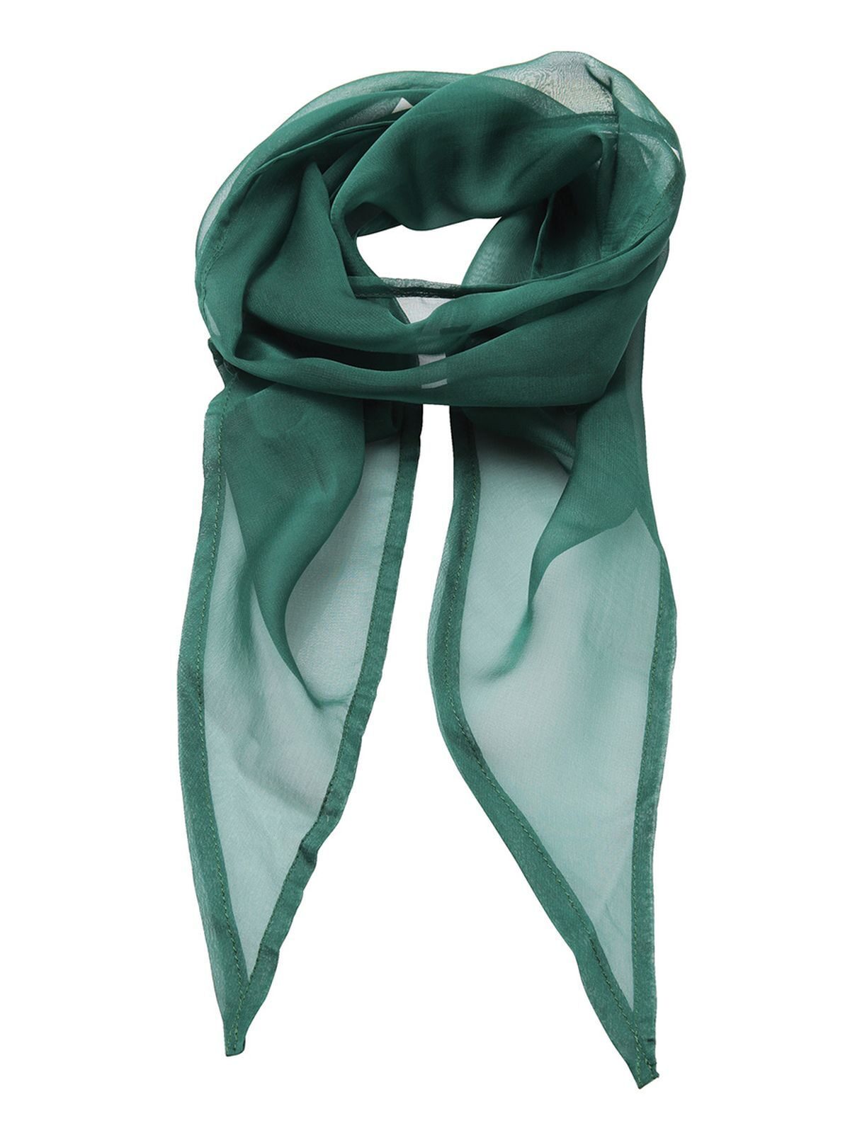 Chiffon Scarf Damen Schal / Handschuhe – Premier – Farbe bottle – individuell veredelbar