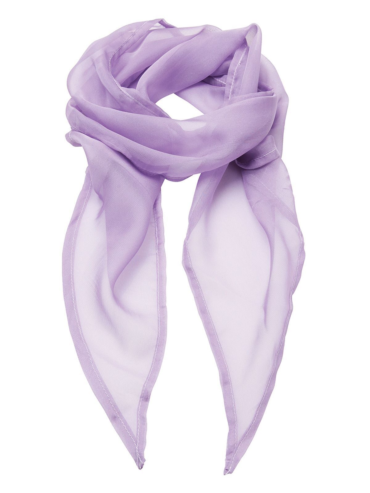 Chiffon Scarf Damen Schal / Handschuhe – Premier – Farbe lilac – individuell veredelbar