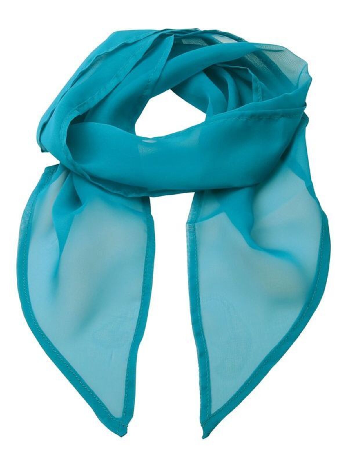 Chiffon Scarf Damen Schal / Handschuhe – Premier – Farbe Petrol – individuell veredelbar