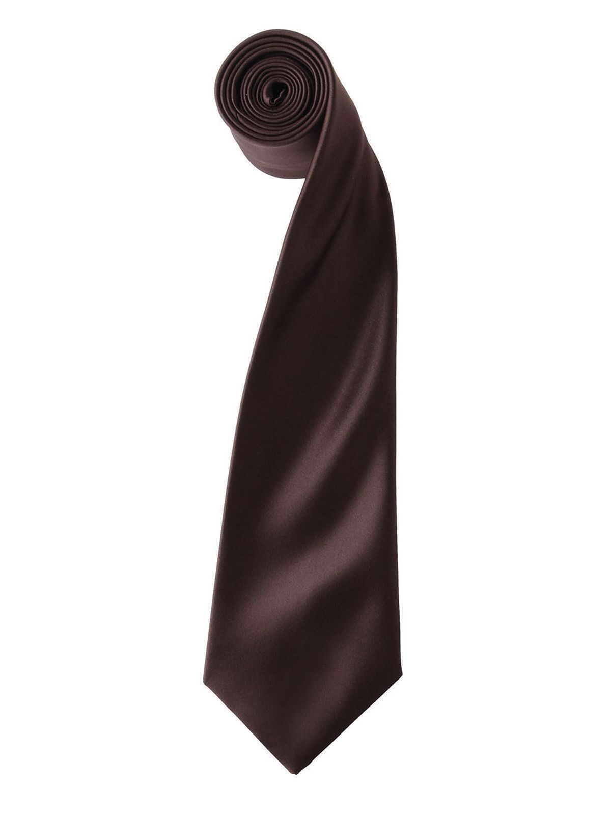 Colours Collection Satin Tie Schal / Handschuhe – Premier – Farbe Braun – individuell veredelbar