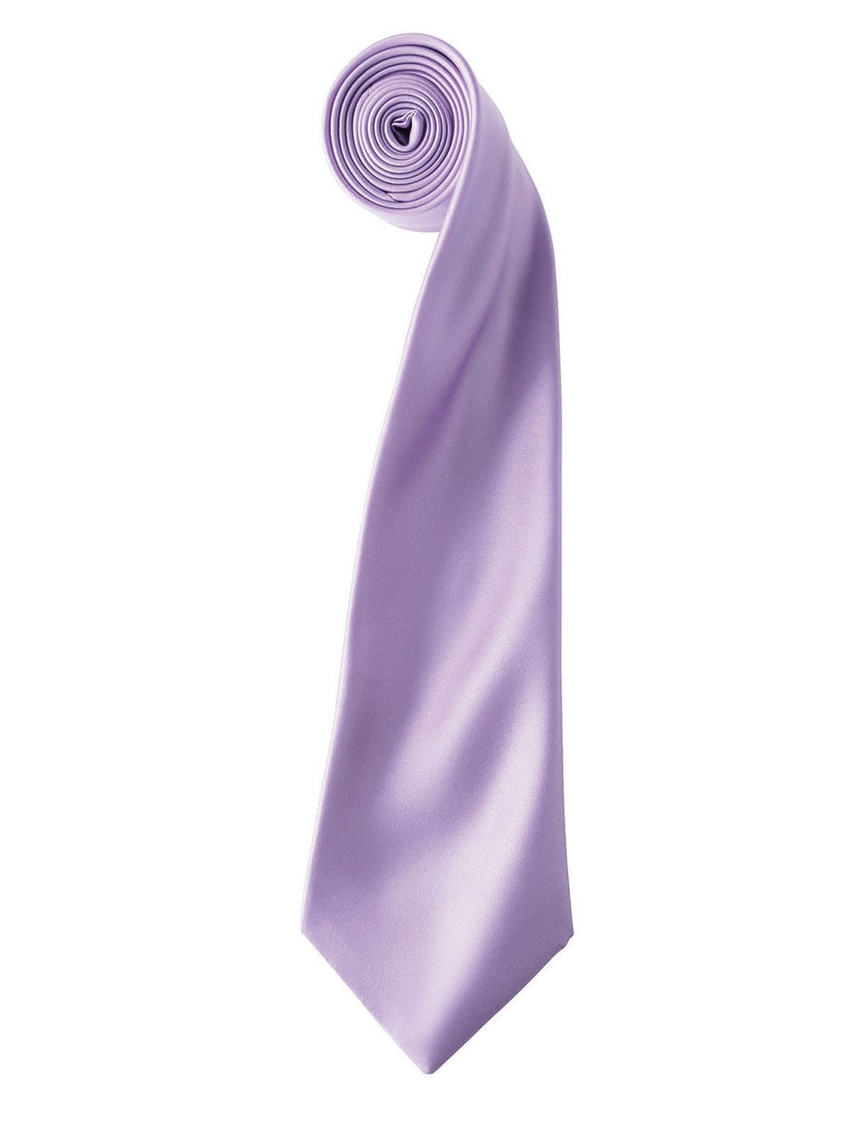 Colours Collection Satin Tie Schal / Handschuhe – Premier – Farbe lilac – individuell veredelbar