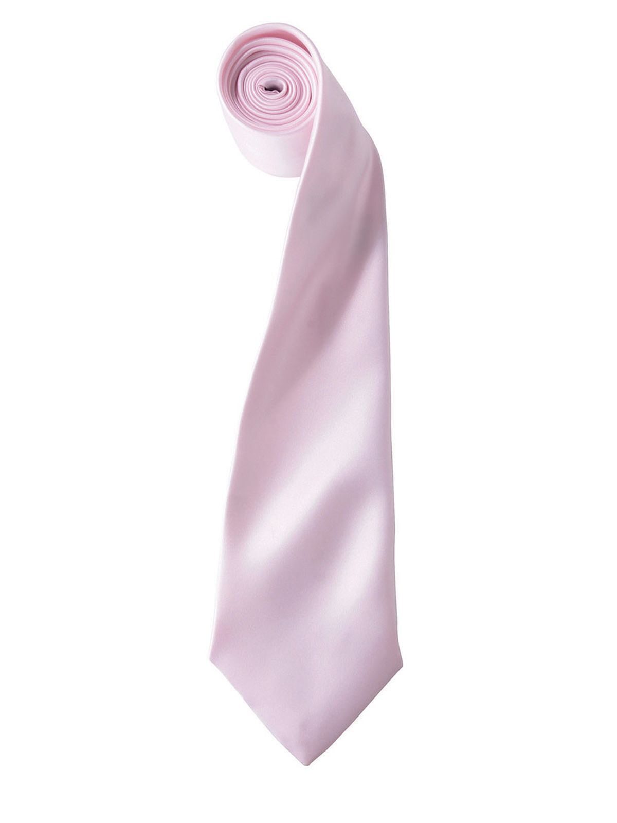 Colours Collection Satin Tie Schal / Handschuhe – Premier – Farbe Pink – individuell veredelbar
