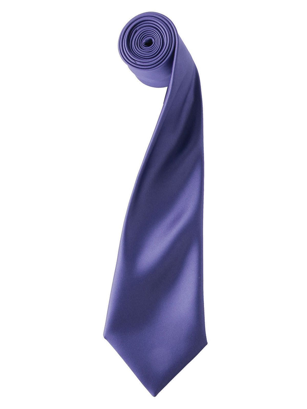 Colours Collection Satin Tie Schal / Handschuhe – Premier – Farbe Lila – individuell veredelbar