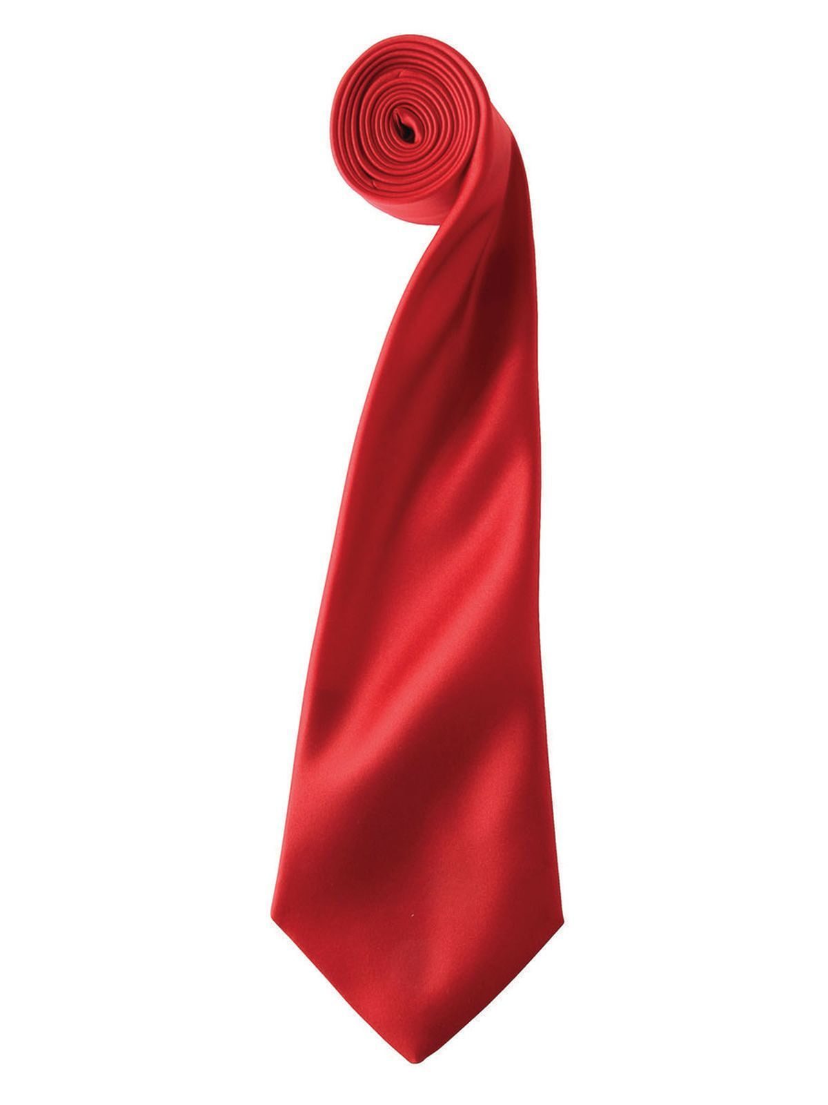 Colours Collection Satin Tie Schal / Handschuhe – Premier – Farbe Rot – individuell veredelbar