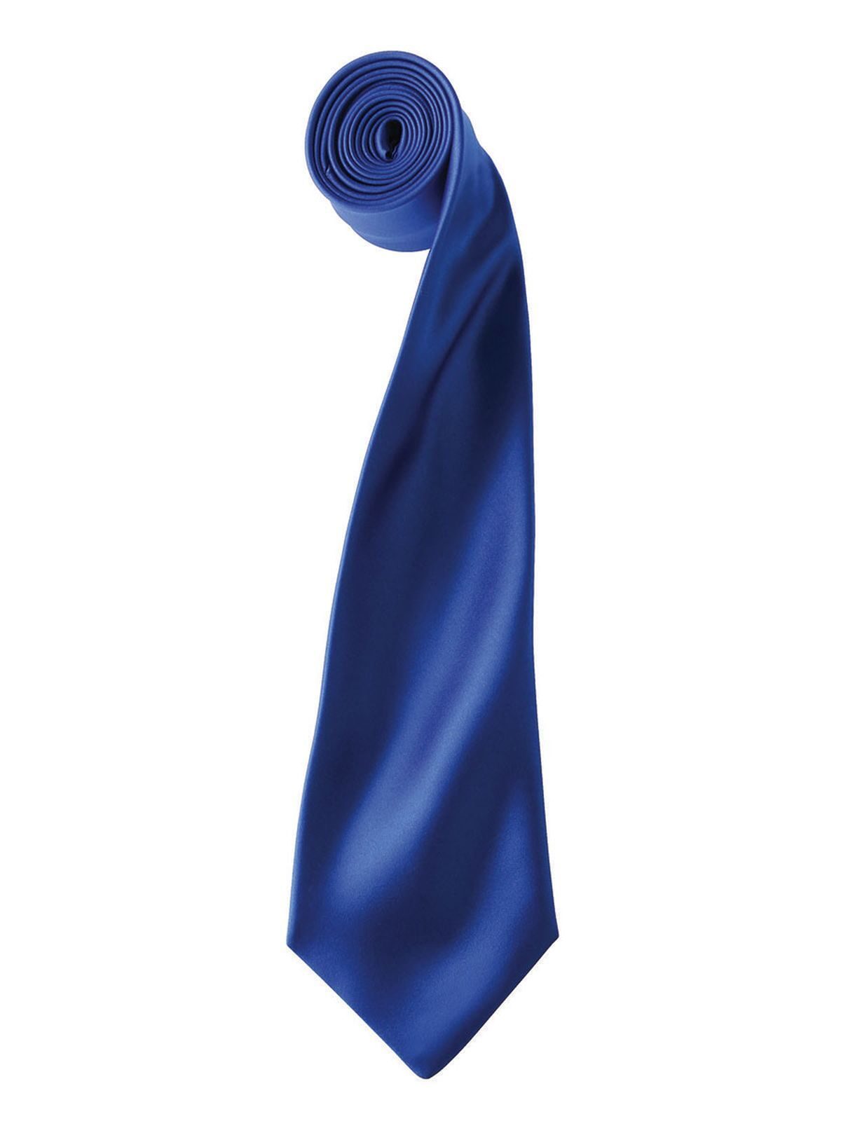 Colours Collection Satin Tie Schal / Handschuhe – Premier – Farbe Royalblau – individuell veredelbar