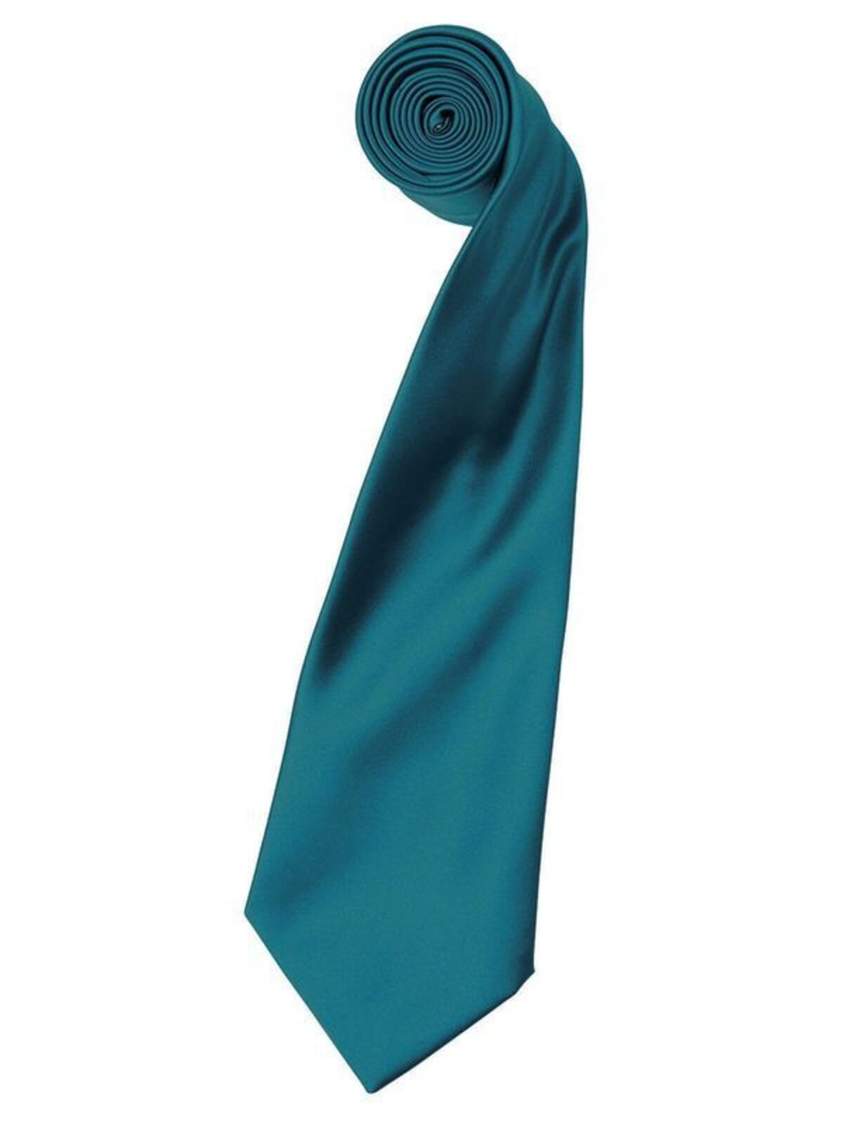 Colours Collection Satin Tie Schal / Handschuhe – Premier – Farbe Petrol – individuell veredelbar