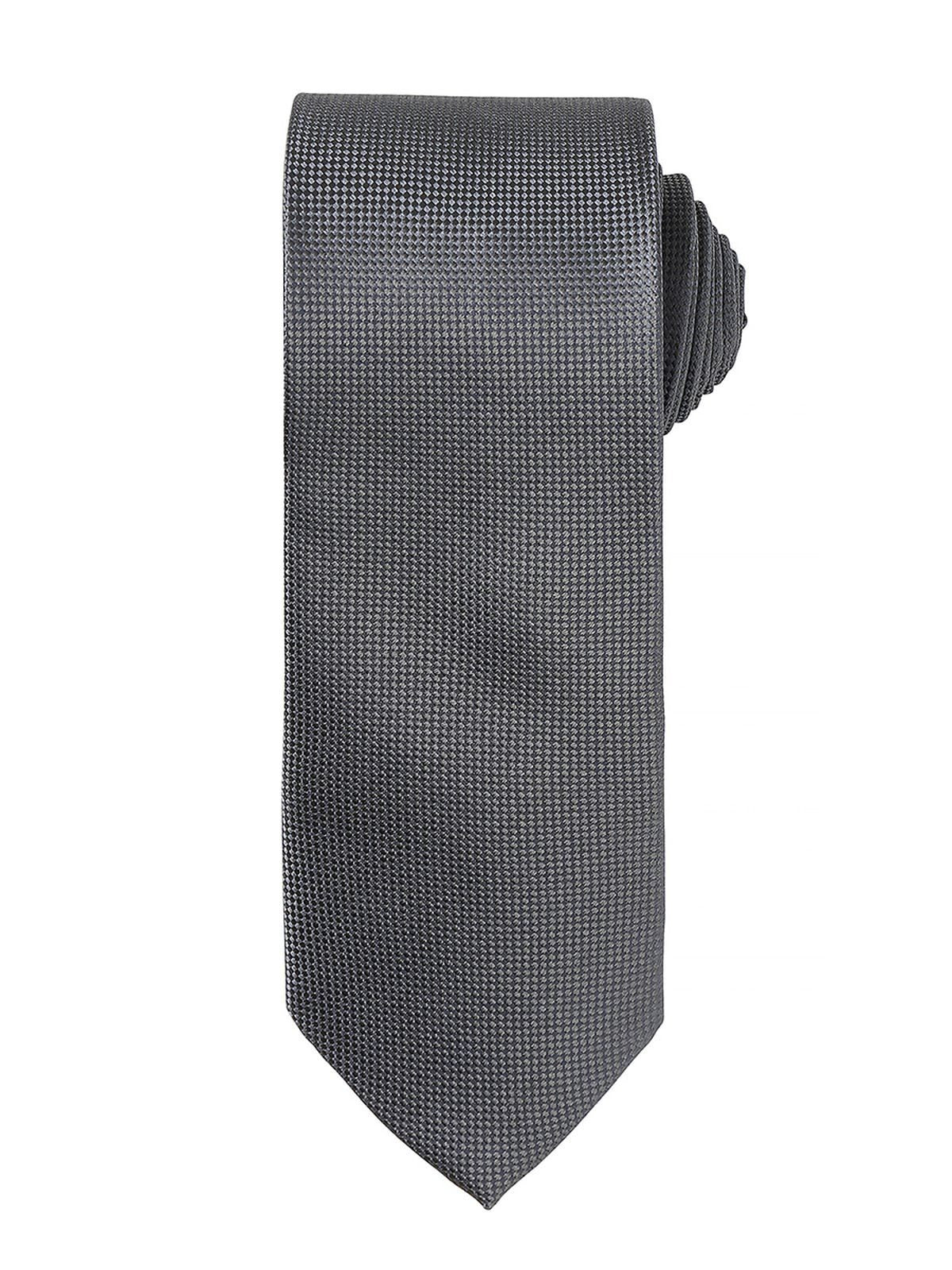 Micro Waffle Tie Schal / Handschuhe – Premier – Farbe Dunkelgrau – individuell veredelbar