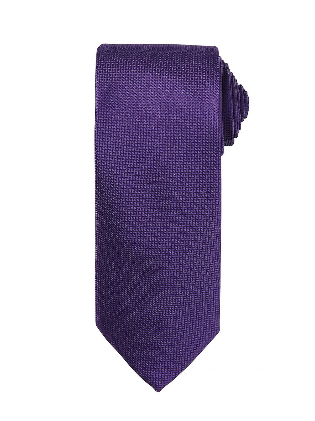 Micro Waffle Tie Schal / Handschuhe – Premier – Farbe Lila – individuell veredelbar