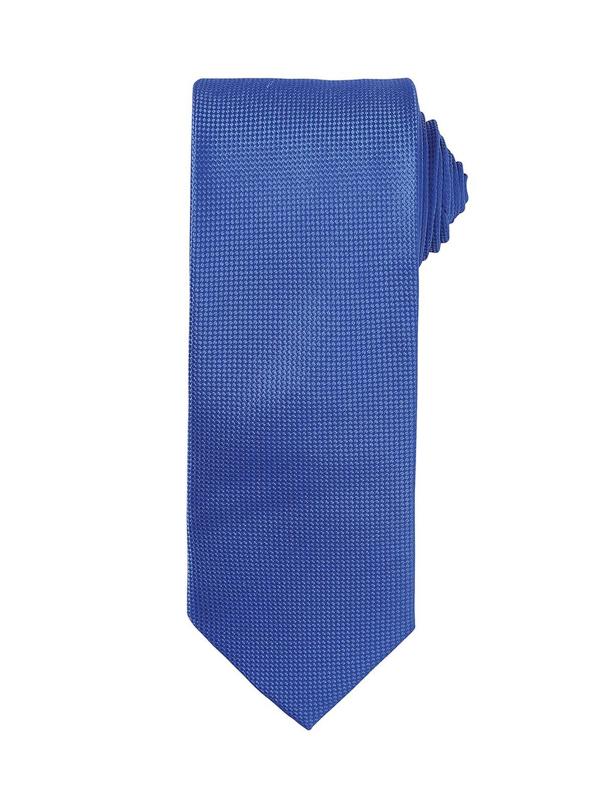 Micro Waffle Tie Schal / Handschuhe – Premier – Farbe Royalblau – individuell veredelbar