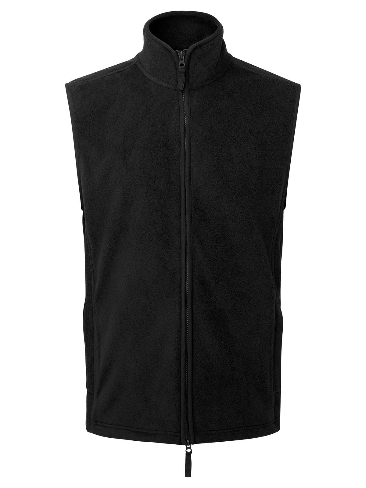 'Artisan' Fleece Gilet Herren – Premier – Farbe black/black – individuell veredelbar