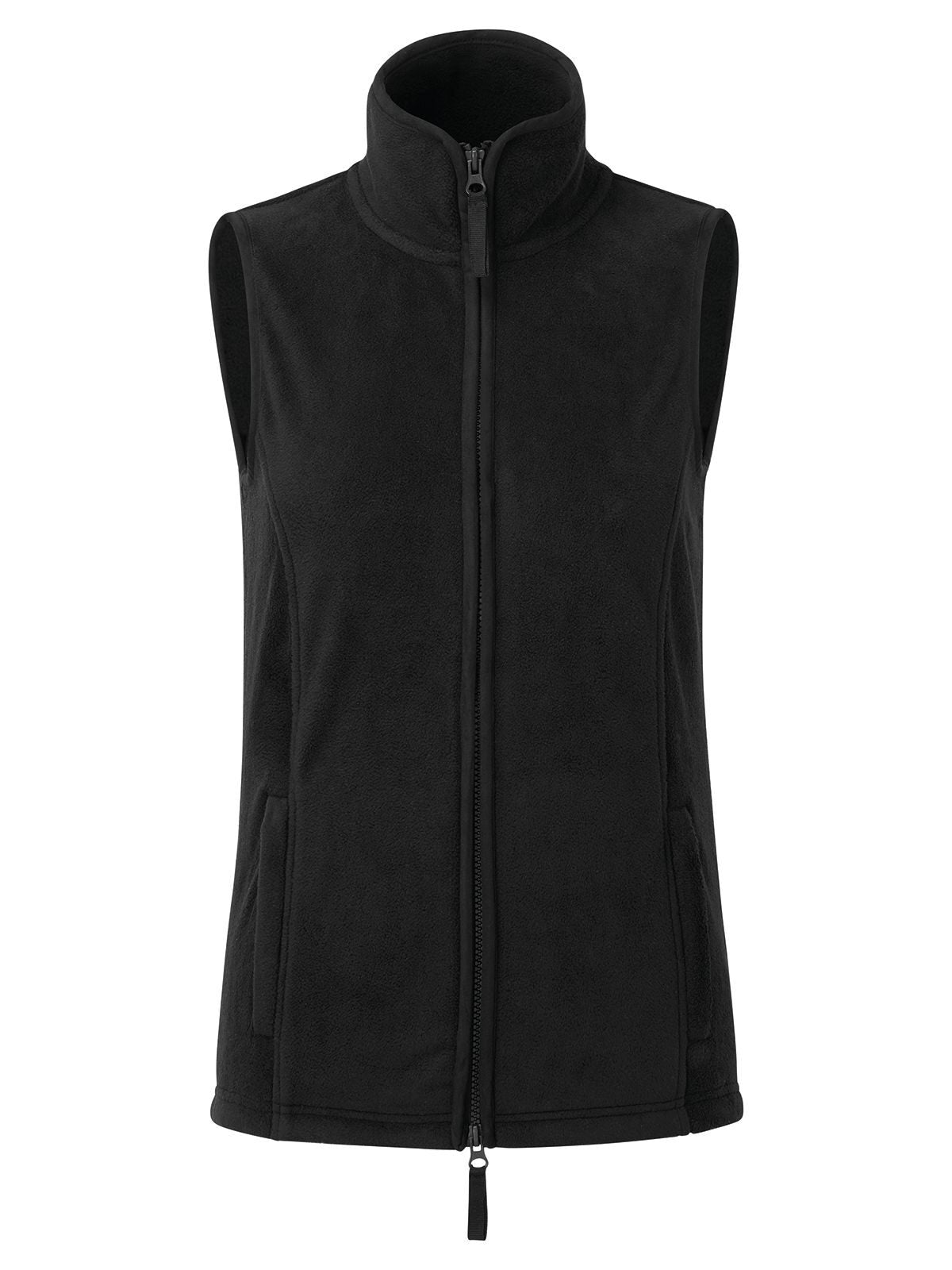'Artisan' Fleece Gilet Damen – Premier – Farbe black/black – individuell veredelbar