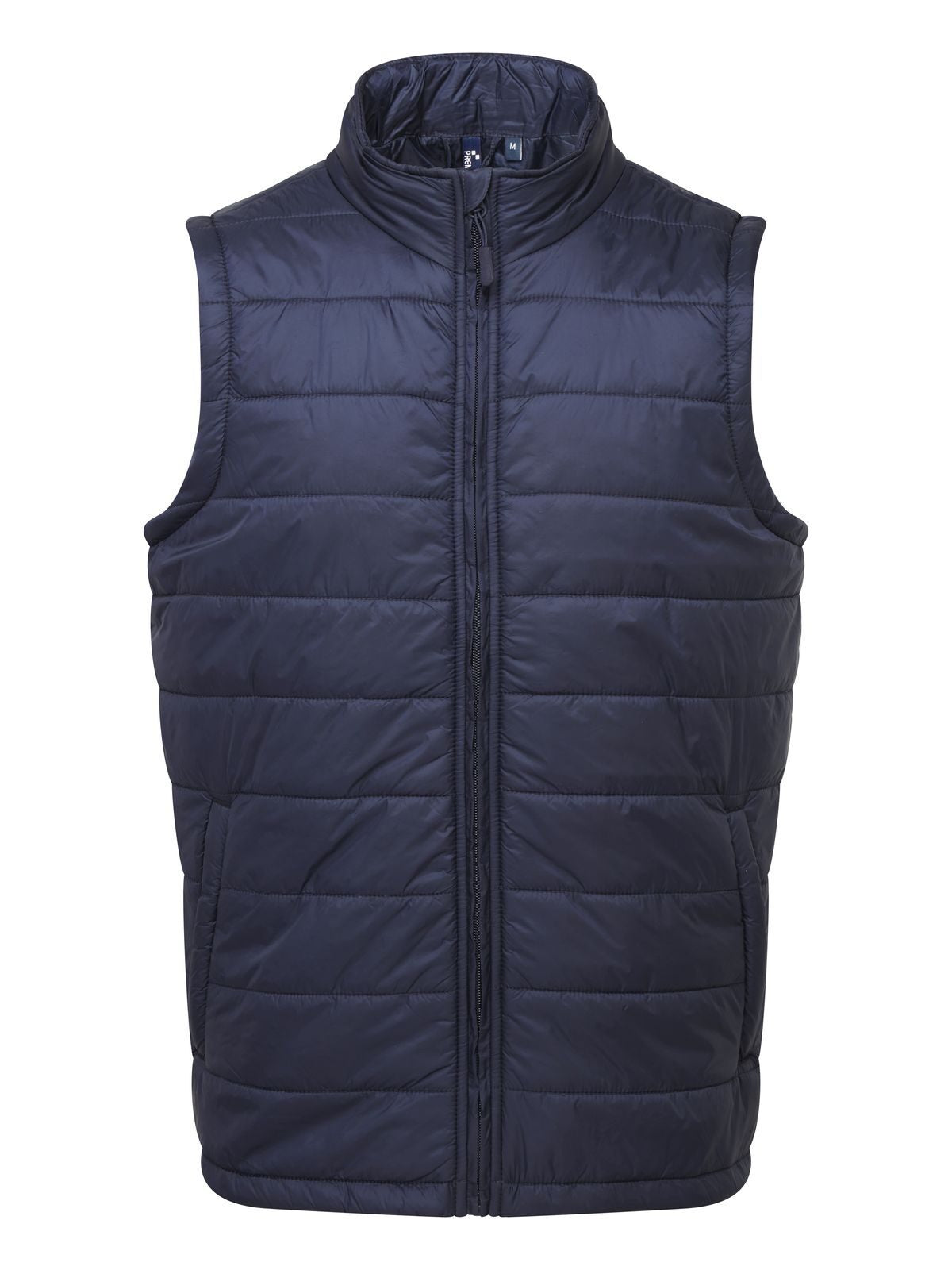 'Recyclight' Padded Gilet Herren Jacke – Premier – Farbe Navy – individuell veredelbar