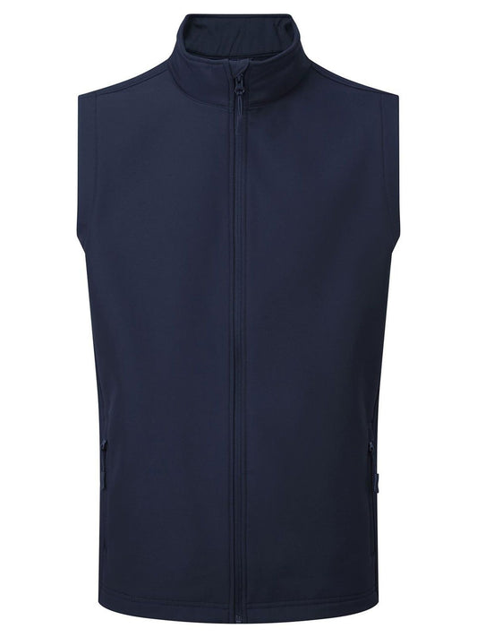 Windchecker Printable & Recycled Softshell Gilet Herren – Premier – Farbe Navy – individuell veredelbar