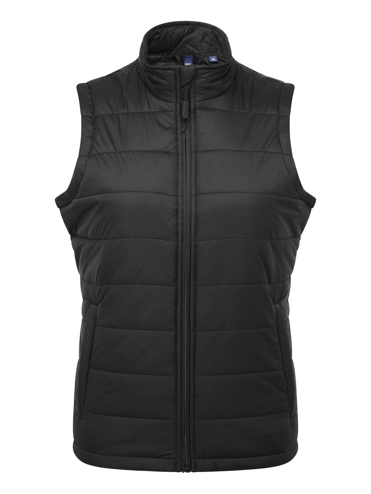 'Recyclight' Padded Gilet Damen Jacke – Premier – Farbe Schwarz – individuell veredelbar