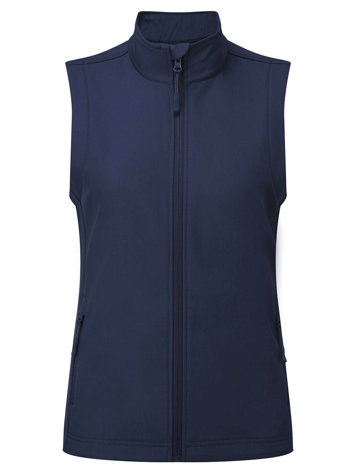 Windchecker Printable & Recycled Softshell Gilet Damen – Premier – Farbe Navy – individuell veredelbar