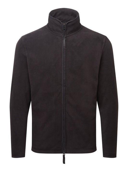 'Artisan' Fleece Jacket Herren – Premier – Farbe black/black – individuell veredelbar