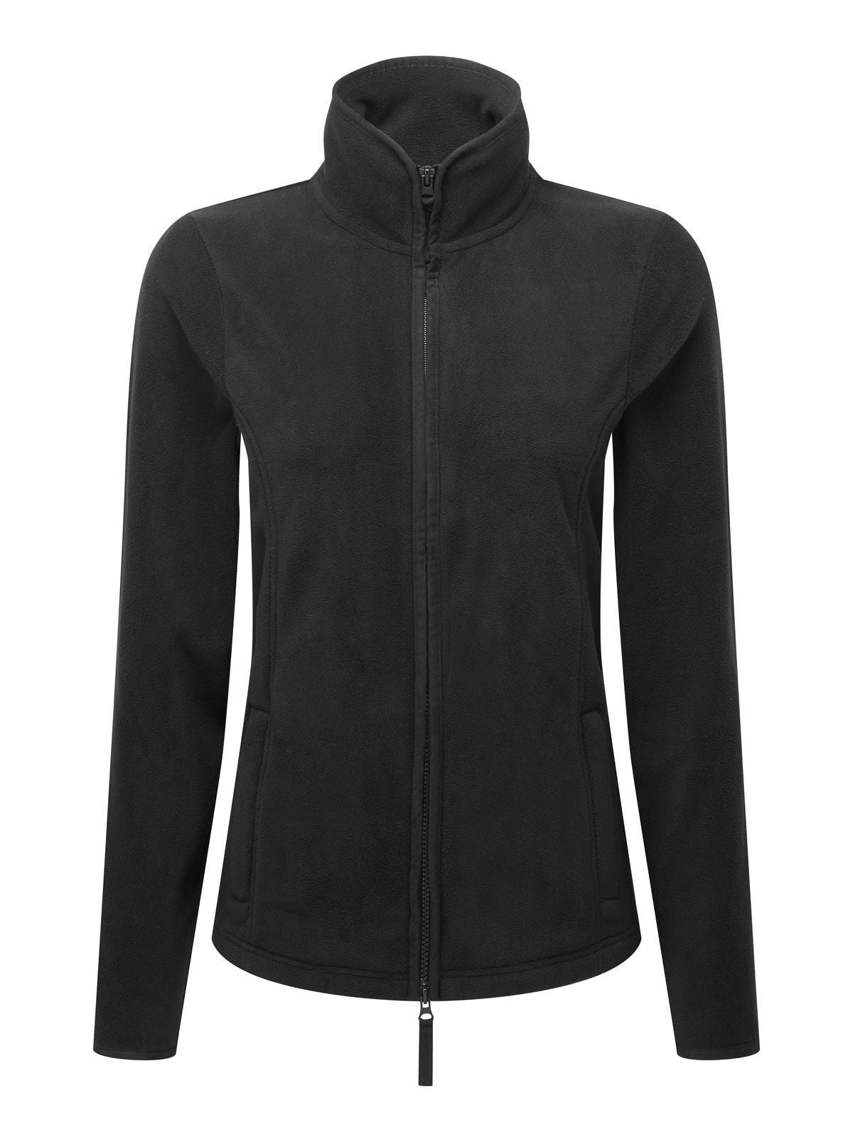 'Artisan' Fleece Jacket Damen – Premier – Farbe black/black – individuell veredelbar