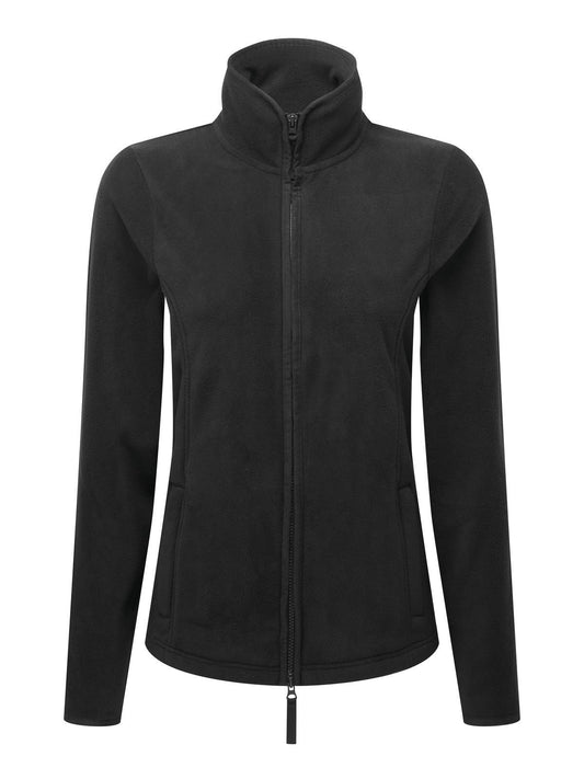'Artisan' Fleece Jacket Damen – Premier – Farbe black/black – individuell veredelbar