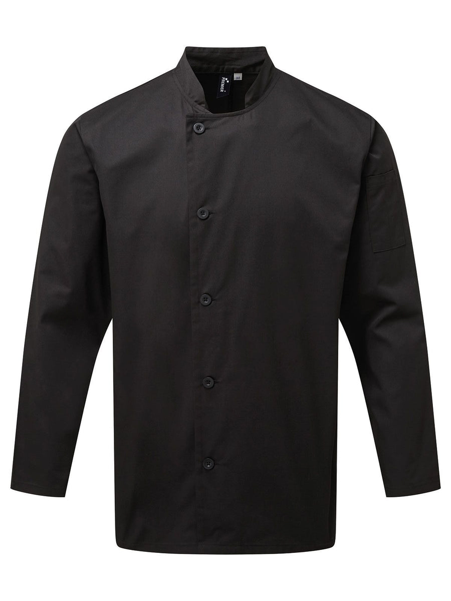 'Essential' Long Sleeve Chef's Jacket Schürze / Kasack – Premier