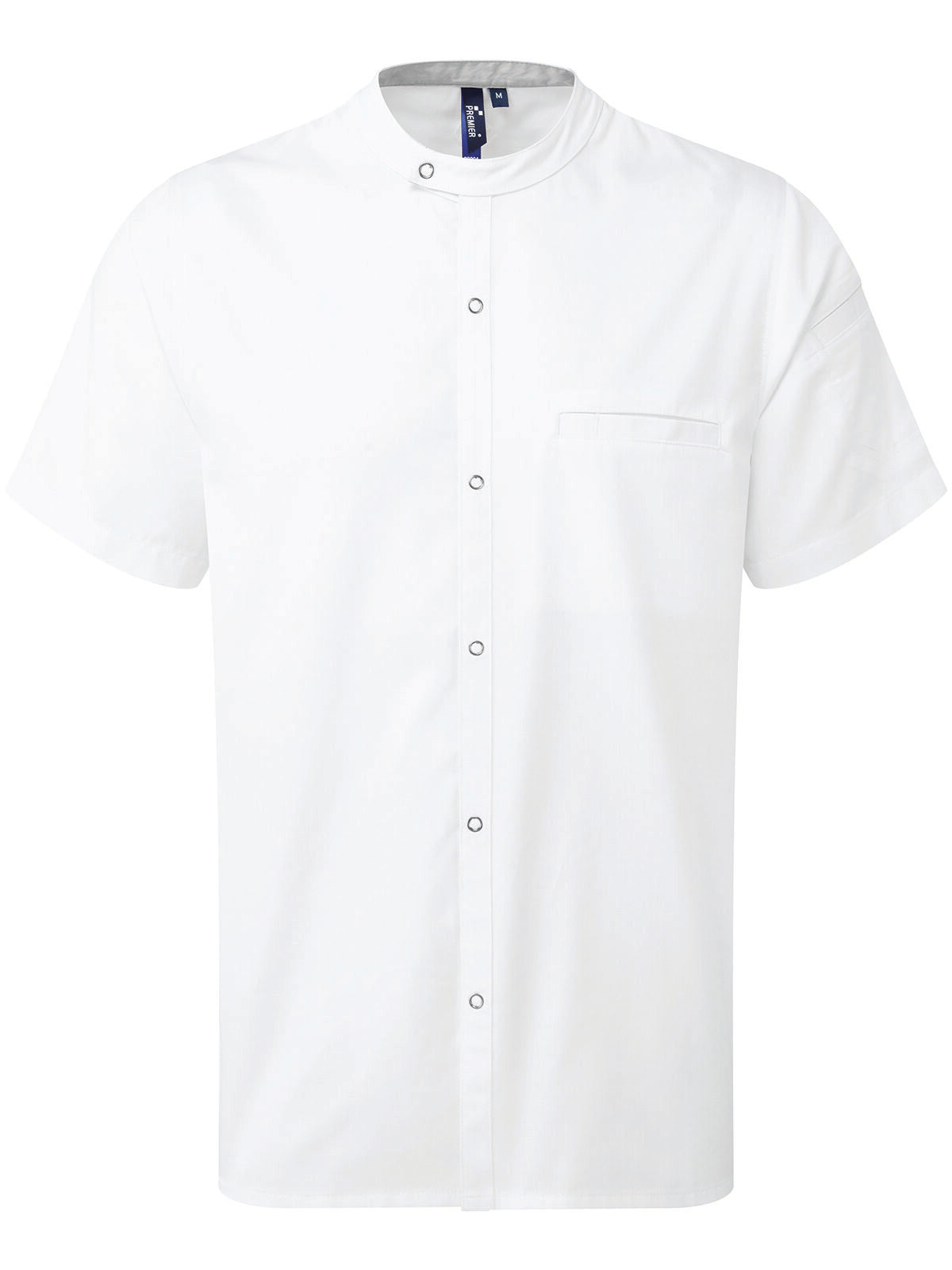 Chef's Recycled Short Sleeve Shirt Schürze / Kasack – Premier – Farbe Weiß – individuell veredelbar