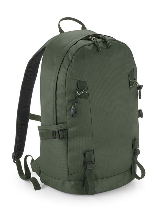 Everyday Outdoor 20L Backpack Herren Tasche / Rucksack – Quadra – Farbe olive green – individuell veredelbar