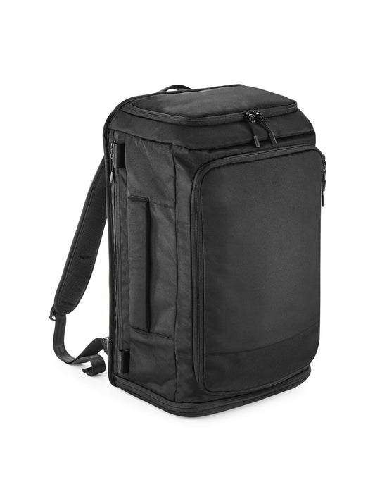 Pitch Black 72 Hour Weekender Herren Tasche / Rucksack – Quadra – Farbe Schwarz – individuell veredelbar