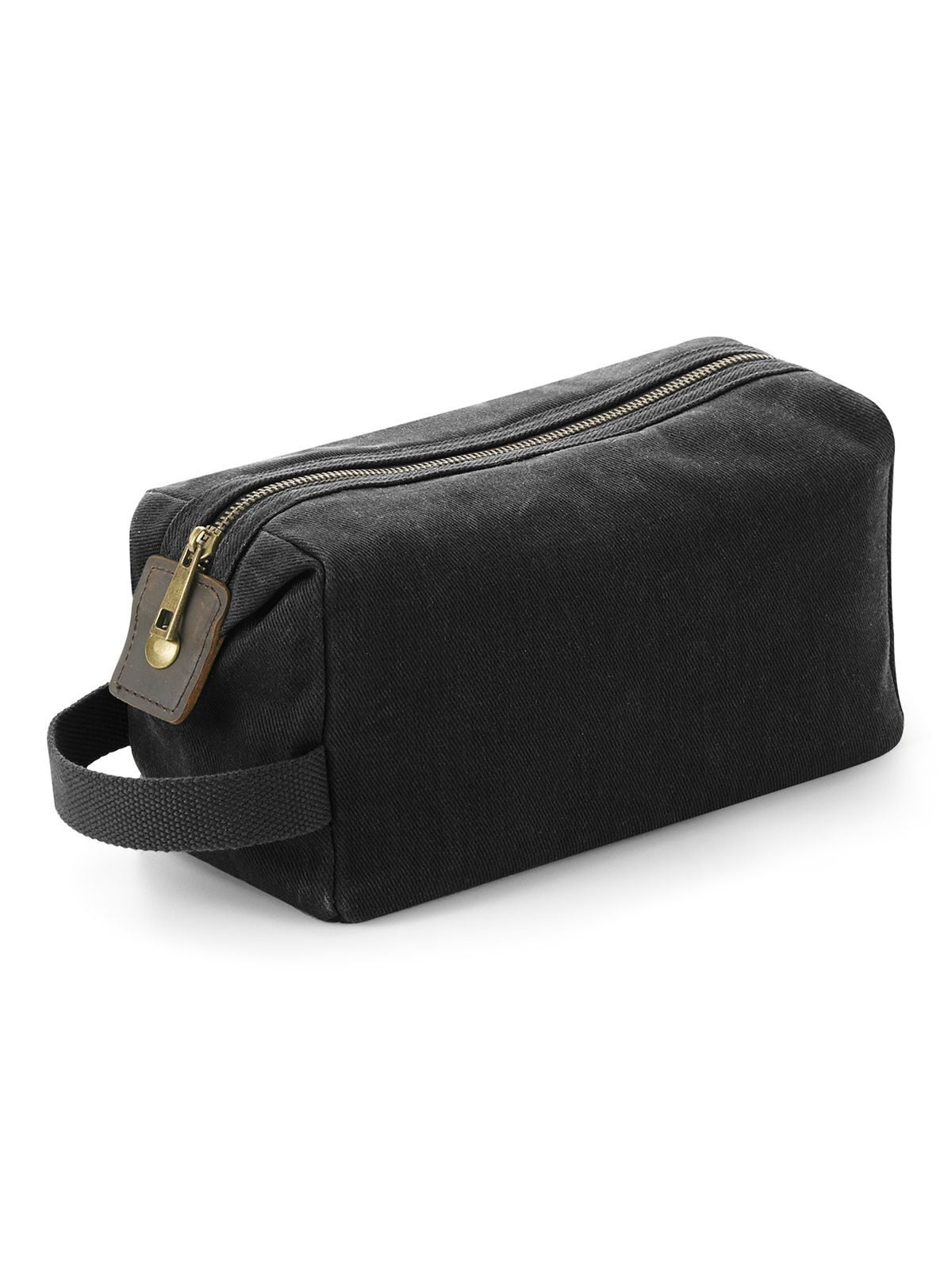 Heritage Waxed Canvas Wash Bag Herren Tasche / Rucksack – Quadra – Farbe Schwarz – individuell veredelbar