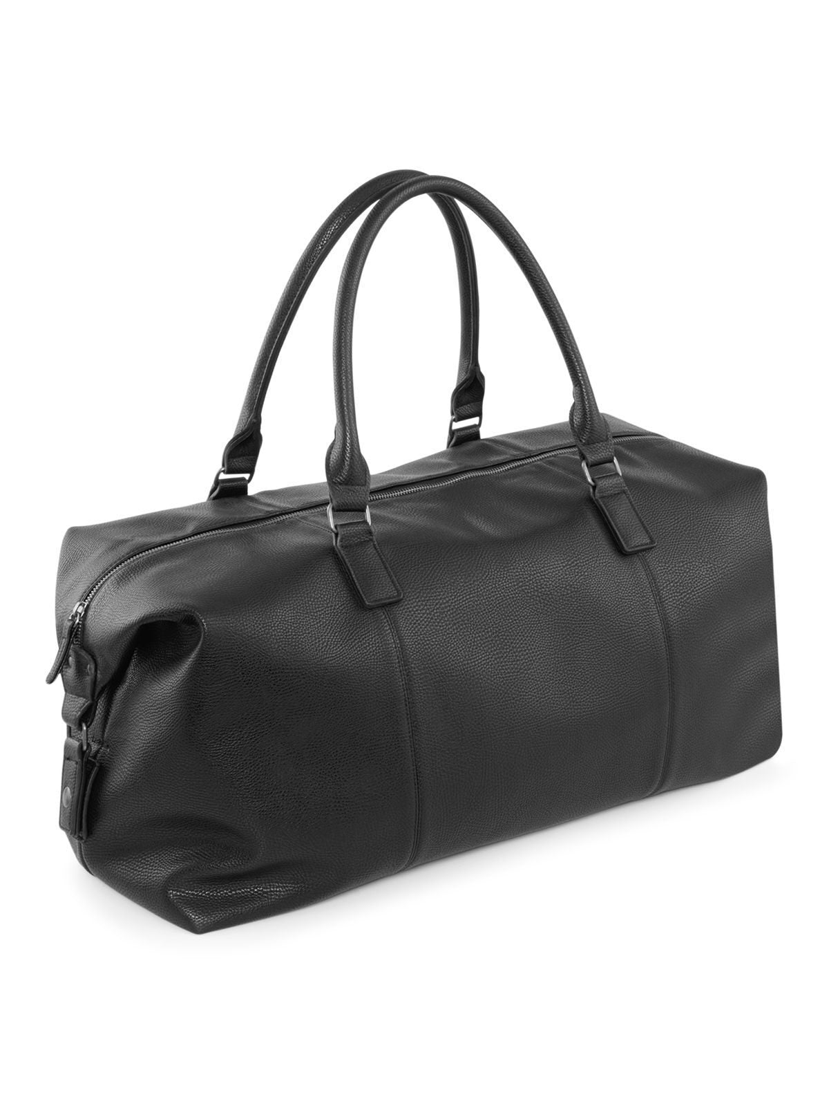 Nuhide Weekender Herren Tasche / Rucksack – Quadra – Farbe Schwarz – individuell veredelbar