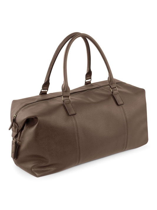 Nuhide Weekender Herren Tasche / Rucksack – Quadra – Farbe tan – individuell veredelbar