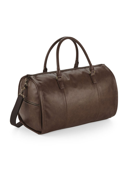 NuHide Garment Weekender Herren Tasche / Rucksack – Quadra – Farbe tan – individuell veredelbar