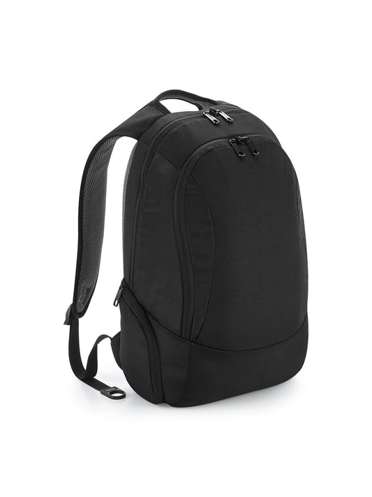 Vessel Slimline Laptop Backpack Herren Tasche / Rucksack – Quadra – Farbe Schwarz – individuell veredelbar