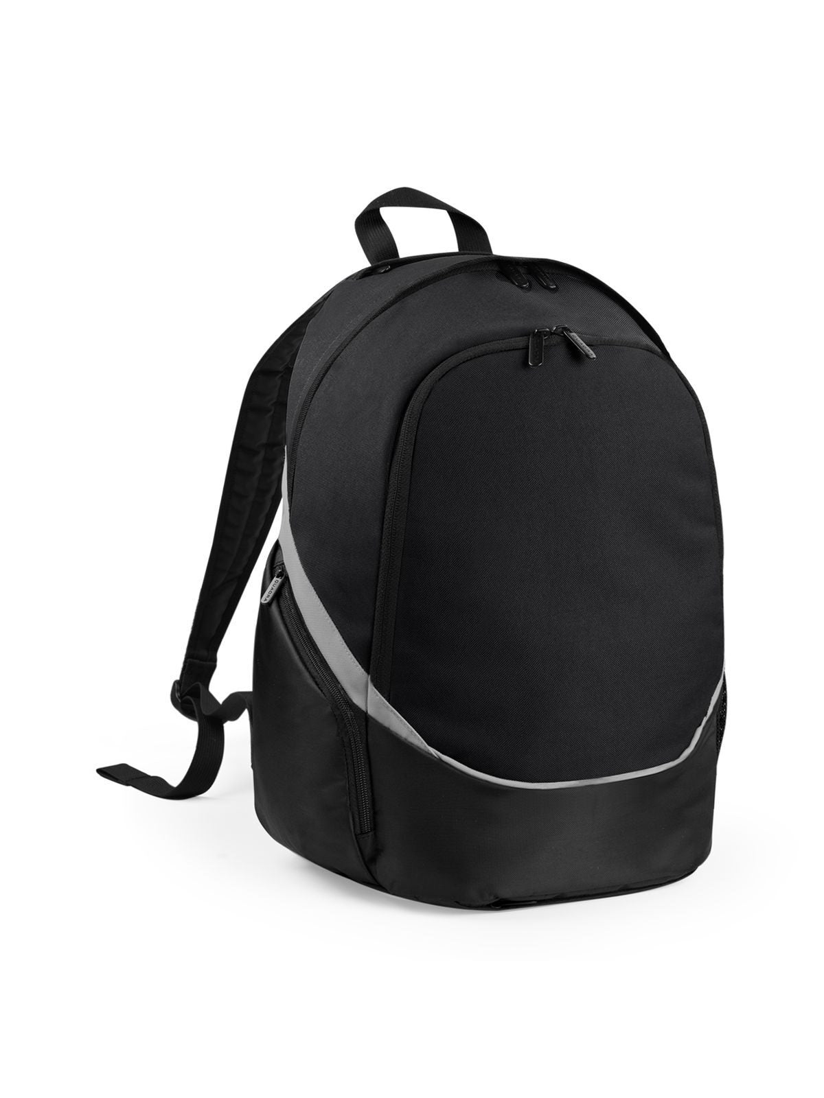 Pro Team Backpack Herren Tasche / Rucksack – Quadra – Farbe black/light grey – individuell veredelbar