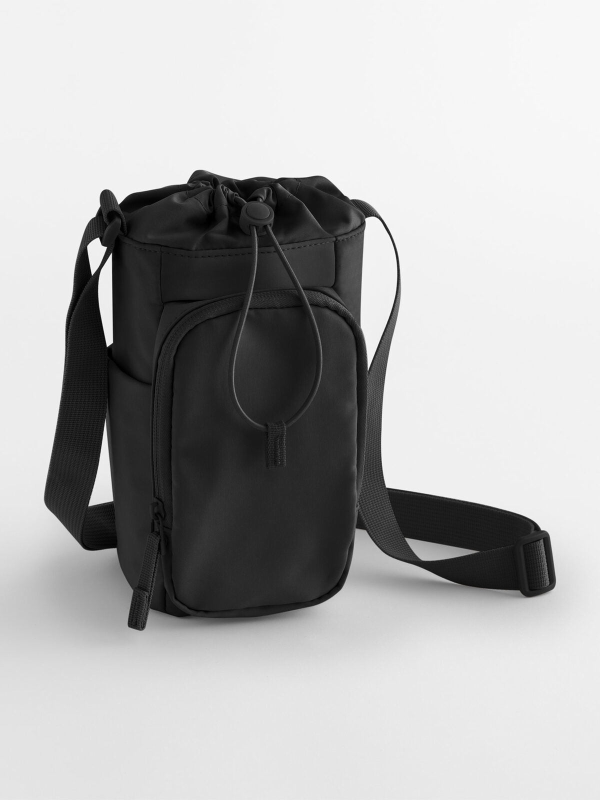 Studio Water Bottle Carrier Herren Tasche / Rucksack – Quadra – Farbe Schwarz – individuell veredelbar
