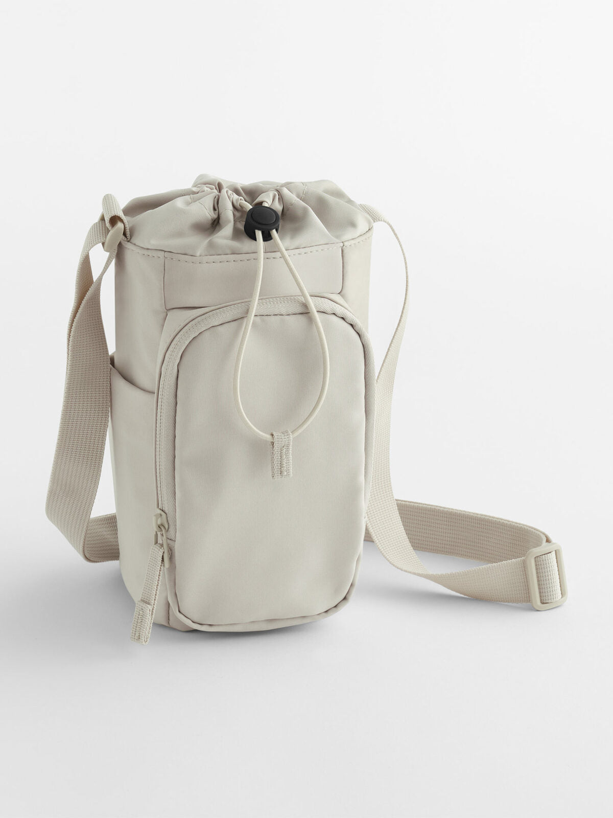 Studio Water Bottle Carrier Herren Tasche / Rucksack – Quadra – Farbe natural stone – individuell veredelbar