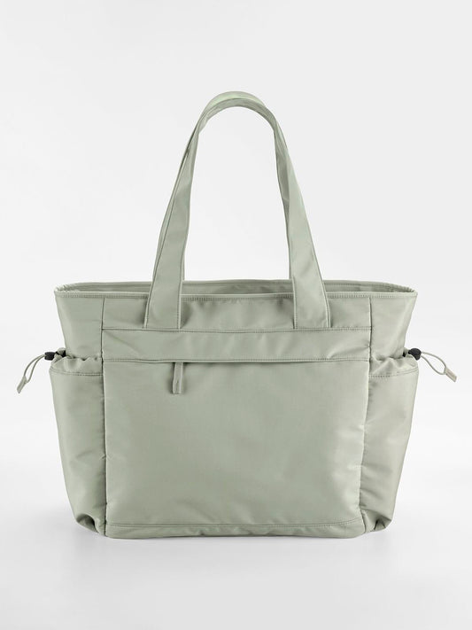 Studio Oversized Tote Herren Tasche / Rucksack – Quadra – Farbe fresh green – individuell veredelbar