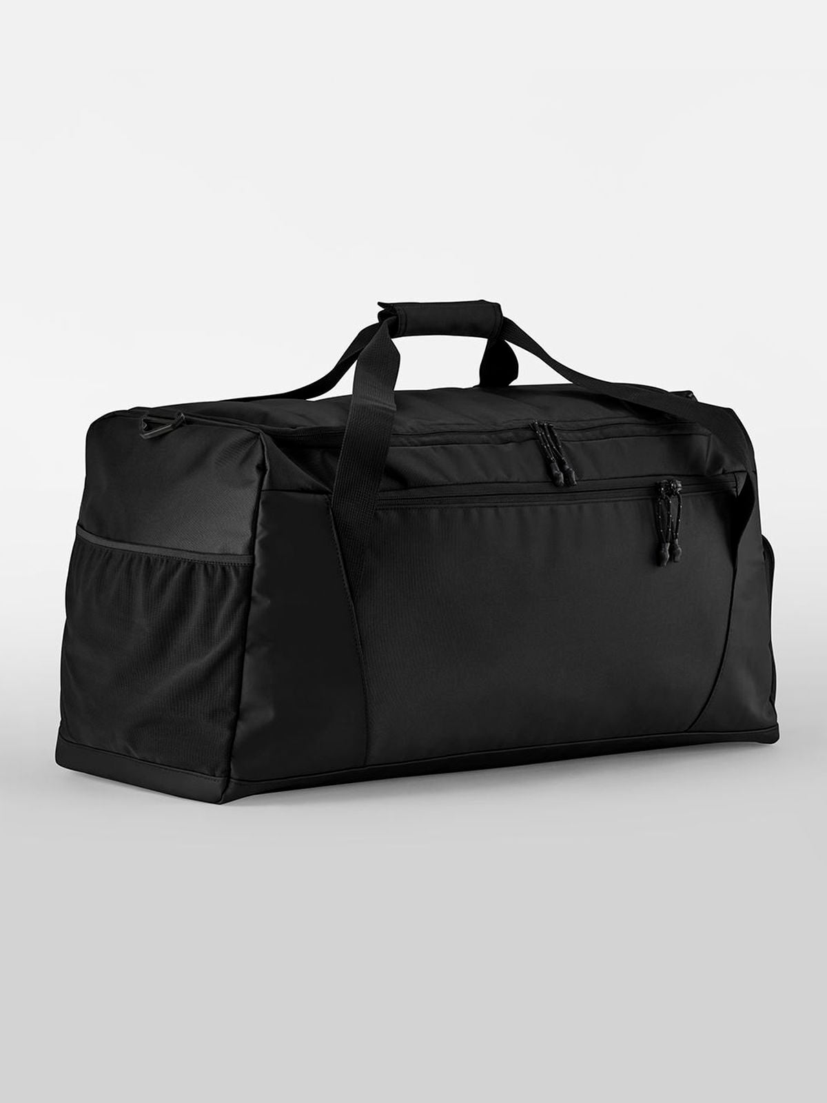 Multi-Sport Holdall Herren Tasche / Rucksack – Quadra – Farbe Schwarz – individuell veredelbar