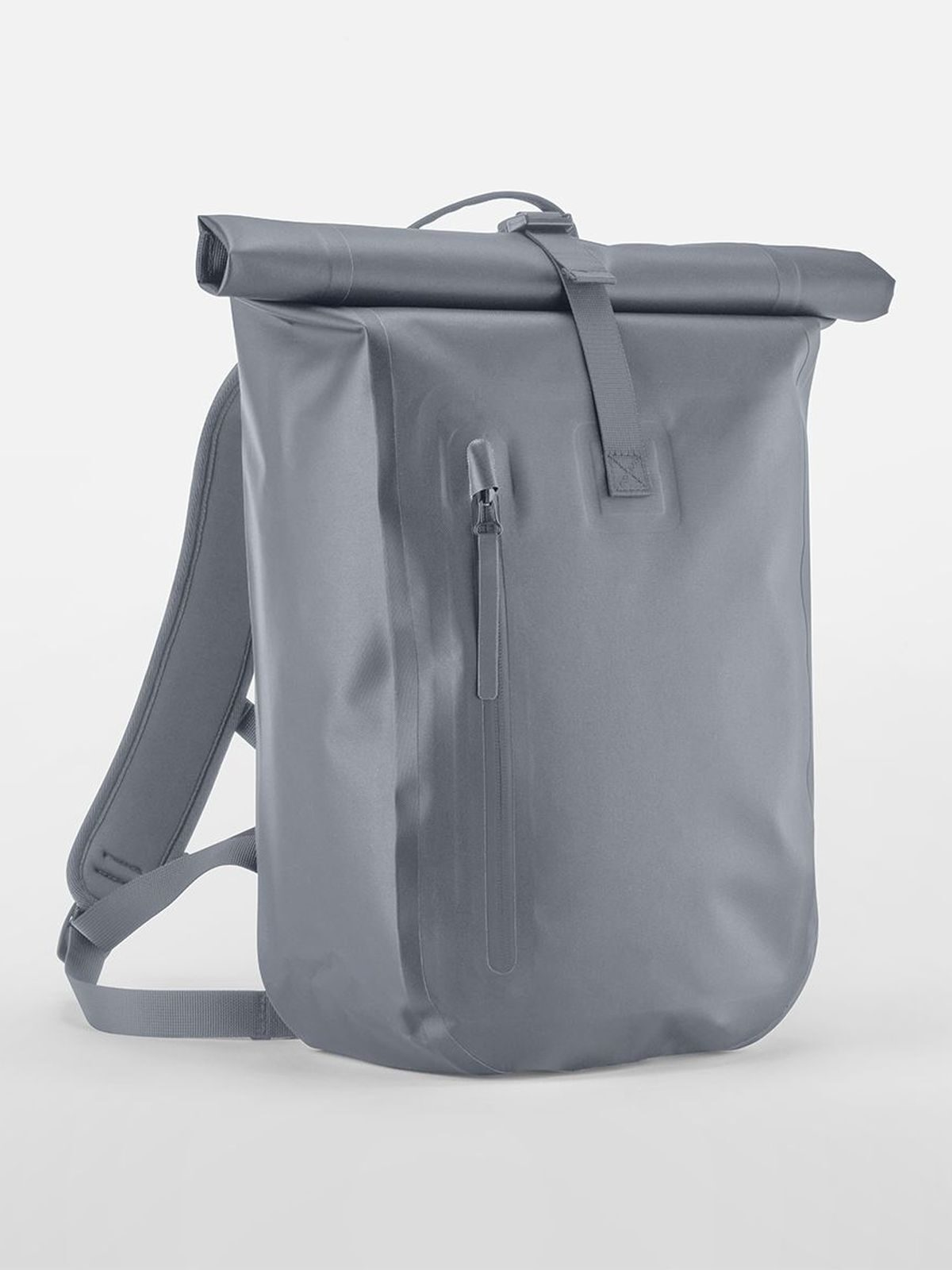 Waterproof Roll-Top Lite Herren Tasche / Rucksack – Quadra – Farbe blue grey – individuell veredelbar