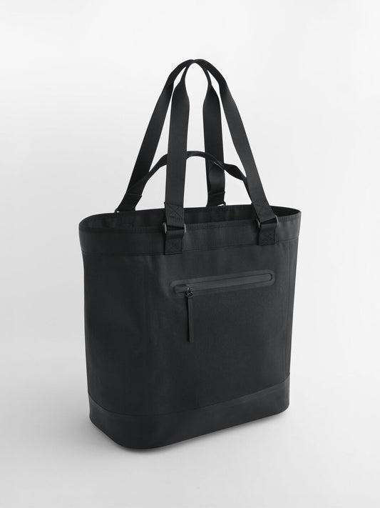 Waterproof 35 Litre Tote Bag Herren Tasche / Rucksack – Quadra – Farbe Schwarz – individuell veredelbar
