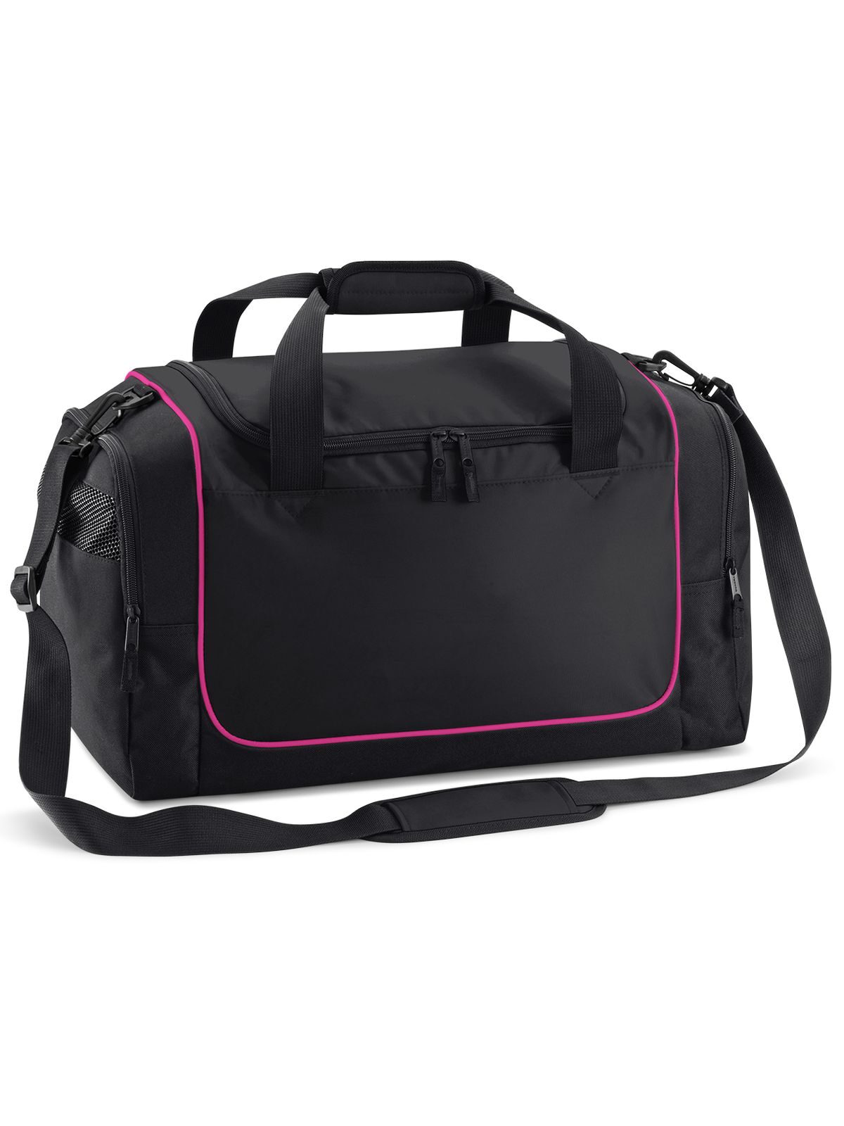 Borsa sportiva compatta Herren Tasche / Rucksack – Quadra – Farbe Black/Fuchsia – individuell veredelbar