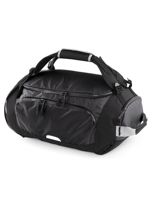 SLX 30 Litre Stowaway Carry-On Herren Tasche / Rucksack – Quadra – Farbe Schwarz – individuell veredelbar