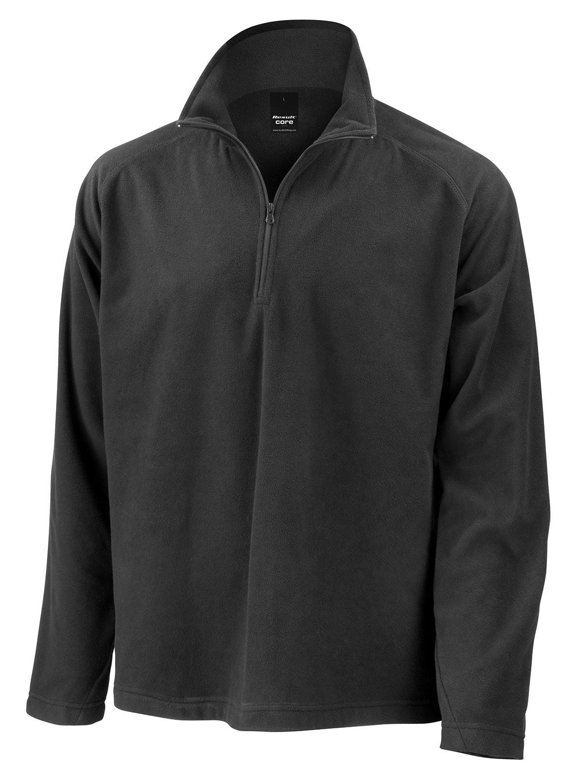 Microfleece Top – Result – Farbe Schwarz – individuell veredelbar