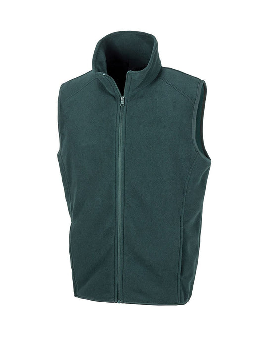 Micro Fleece Gilet Unisex – Result – Farbe forest – individuell veredelbar